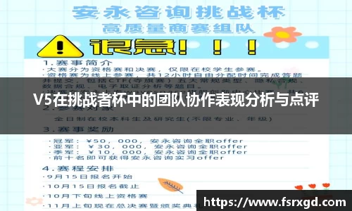 V5在挑战者杯中的团队协作表现分析与点评